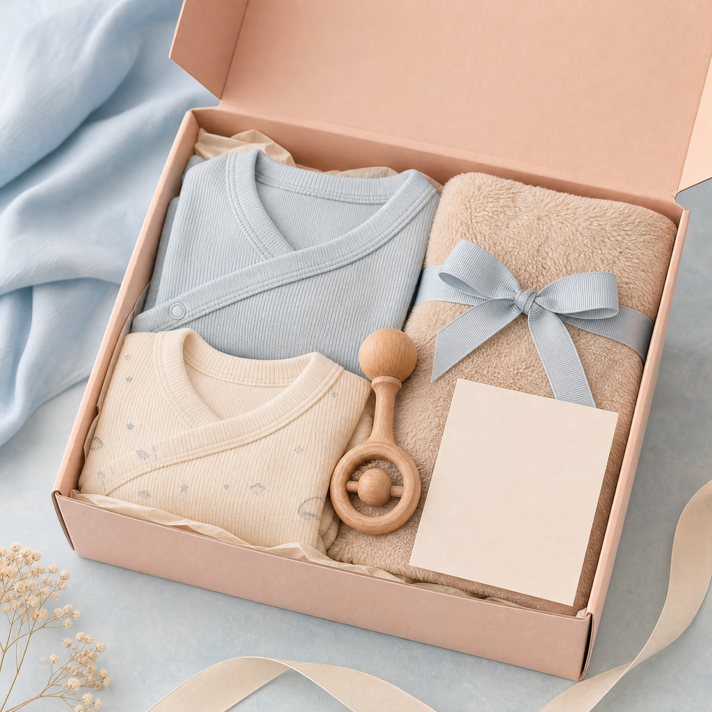 Caja de bienvenida para bebé personalizada