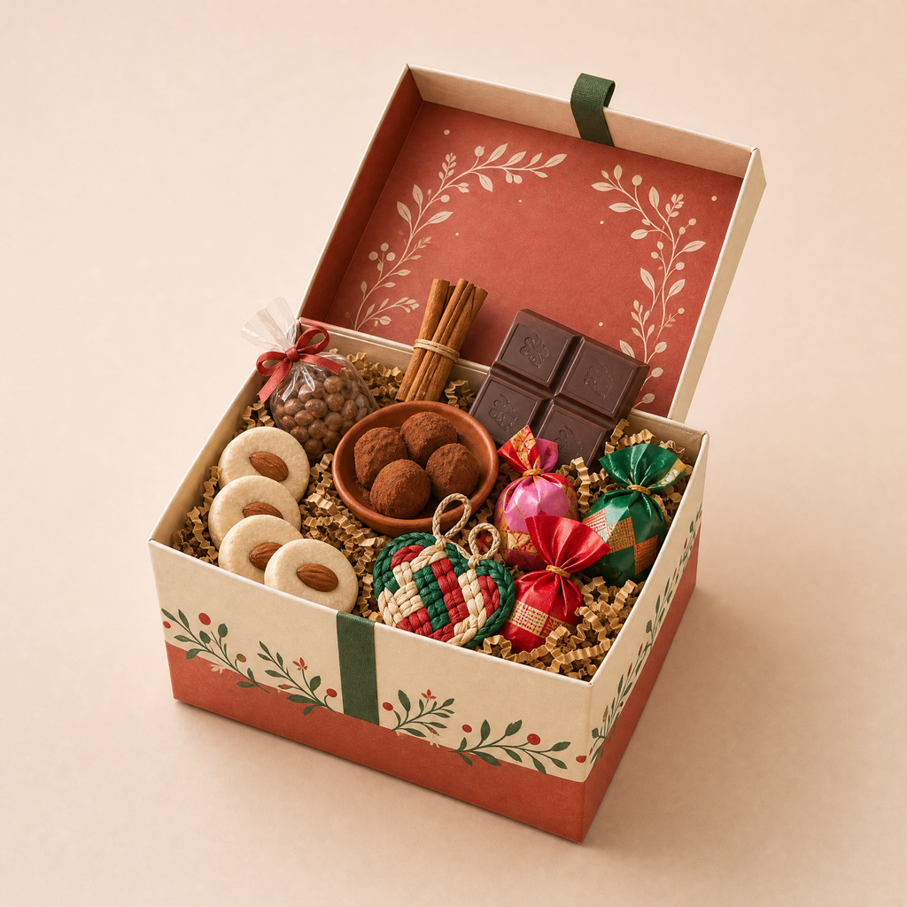 Box navideño mexicano reutilizable